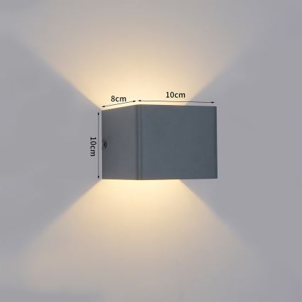 Brilagi - LED външно стенно осветително тяло DONNANI LED/5W/230V антрацит IP44