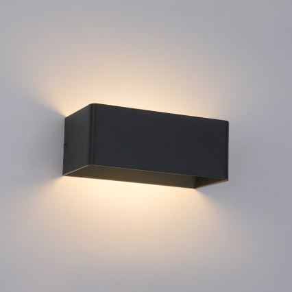 Brilagi - LED външно стенно осветително тяло DONNANI LED/7W/230V 20 cm черно IP44