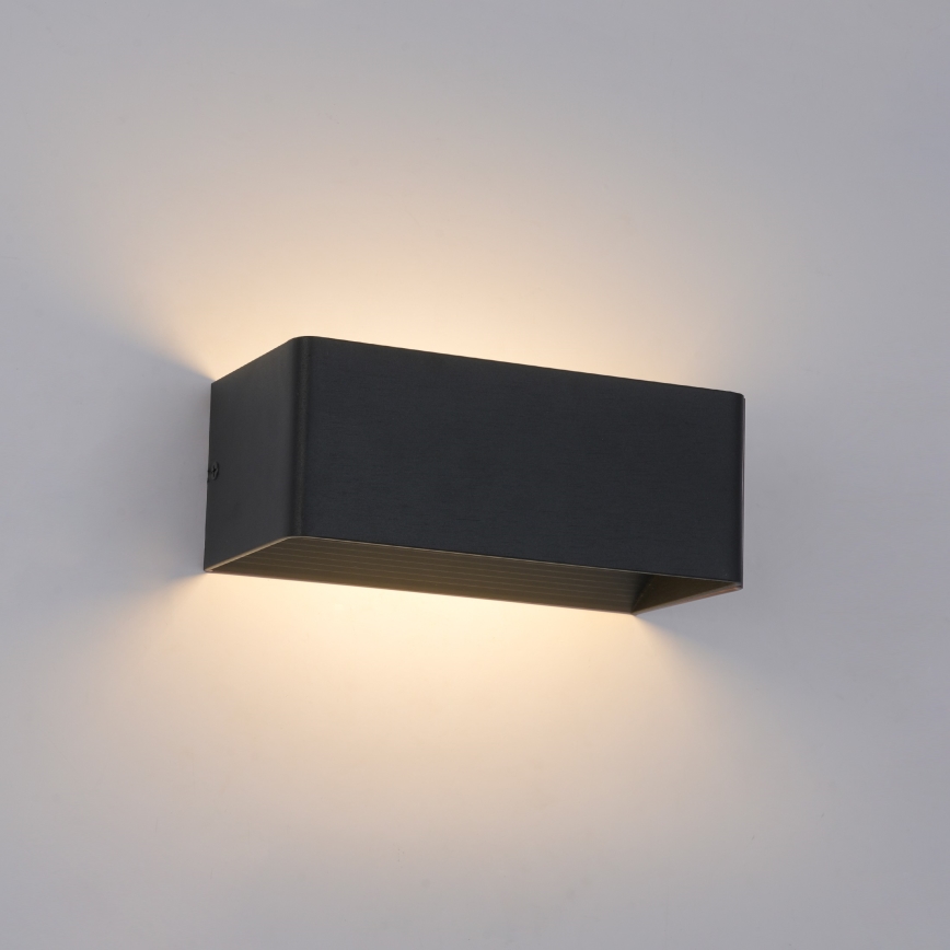 Brilagi - LED външно стенно осветително тяло DONNANI LED/7W/230V 20 cm черно IP44