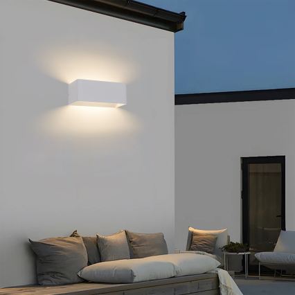 Brilagi - LED външно стенно осветително тяло DONNANI LED/7W/230V 20 см бяло IP44
