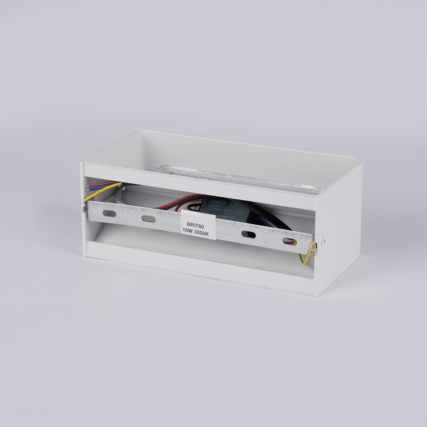 Brilagi - LED външно стенно осветително тяло DONNANI LED/7W/230V 20 см бяло IP44