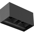 Brilagi - LED външно стенно осветително тяло DOUBLE CUBE LED/12W/230V антрацит IP65