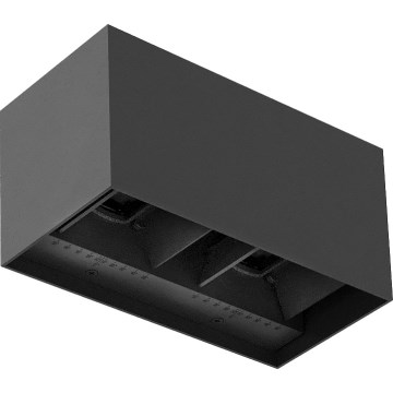Brilagi - LED външно стенно осветително тяло DOUBLE CUBE LED/12W/230V антрацит IP65