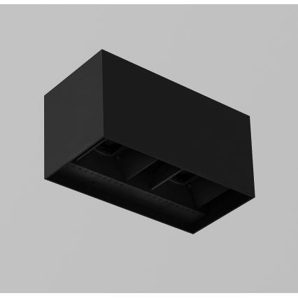 Brilagi - LED външно стенно осветително тяло DOUBLE CUBE LED/12W/230V, черно, IP65