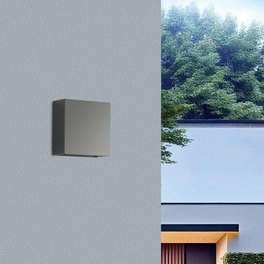 Brilagi - LED външно стенно осветително тяло DOUBLERAY LED/4W/230V антрацит IP65