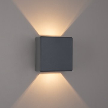 Brilagi - LED външно стенно осветително тяло DOUBLERAY LED/6W/230V антрацит IP54