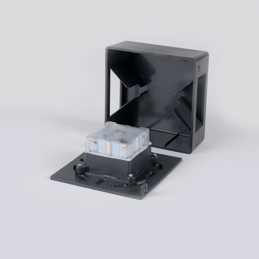 Brilagi - LED външно стенно осветително тяло DOUBLERAY LED/6W/230V антрацит IP54