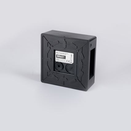Brilagi - LED външно стенно осветително тяло DOUBLERAY LED/6W/230V черно IP54