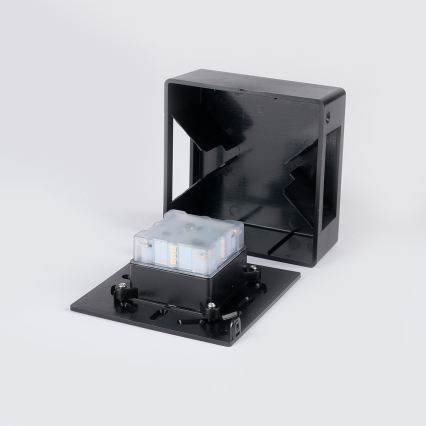 Brilagi - LED външно стенно осветително тяло DOUBLERAY LED/6W/230V черно IP54