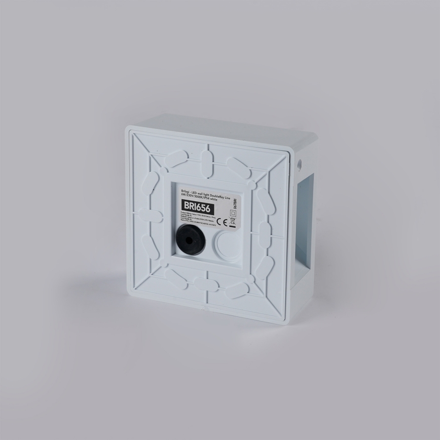 Brilagi - LED външно стенно осветително тяло DOUBLERAY LINE LED/6W/230V бяло IP54