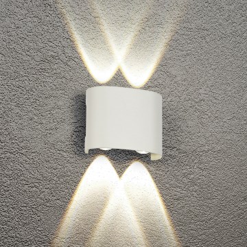 Brilagi - LED външно стенно осветително тяло FLAREBOX LED/4W/230V бяло IP65