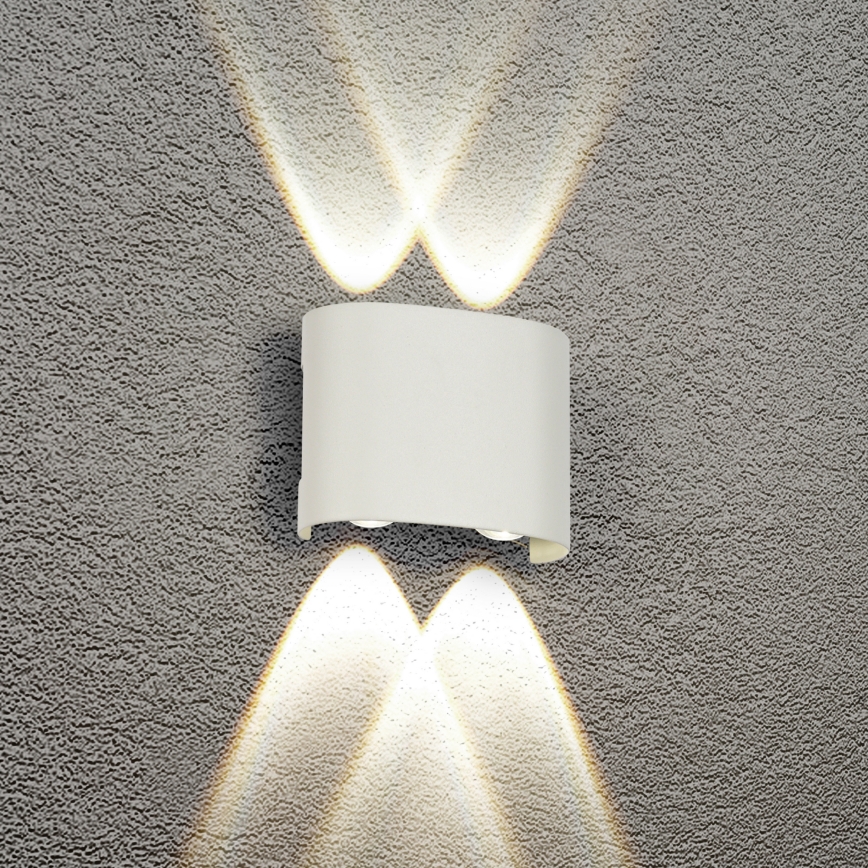 Brilagi - LED външно стенно осветително тяло FLAREBOX LED/4W/230V бяло IP65
