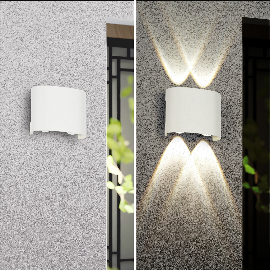 Brilagi - LED външно стенно осветително тяло FLAREBOX LED/4W/230V бяло IP65