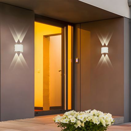Brilagi - LED външно стенно осветително тяло FLAREBOX LED/4W/230V бяло IP65