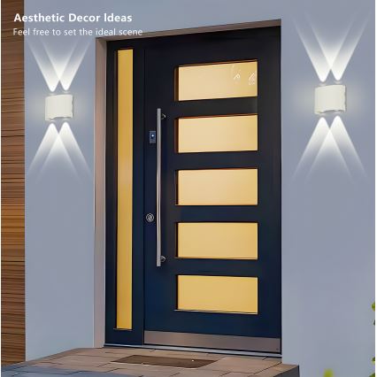 Brilagi - LED външно стенно осветително тяло FLAREBOX LED/4W/230V бяло IP65