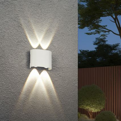Brilagi - LED външно стенно осветително тяло FLAREBOX LED/4W/230V бяло IP65