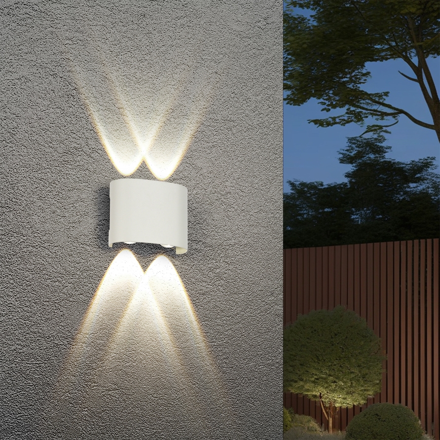 Brilagi - LED външно стенно осветително тяло FLAREBOX LED/4W/230V бяло IP65