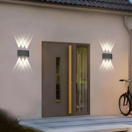 Brilagi - LED Външно стеннo осветително тяло FLAREBOX LED/6W/230V антрацит IP65