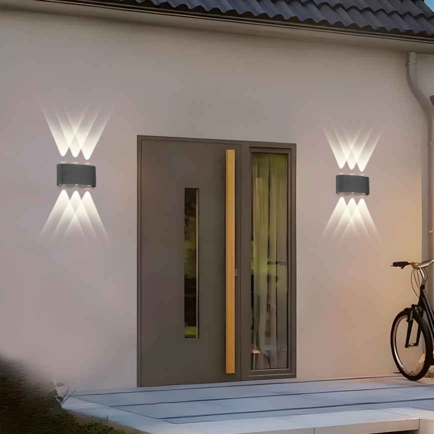 Brilagi - LED Външно стеннo осветително тяло FLAREBOX LED/6W/230V антрацит IP65