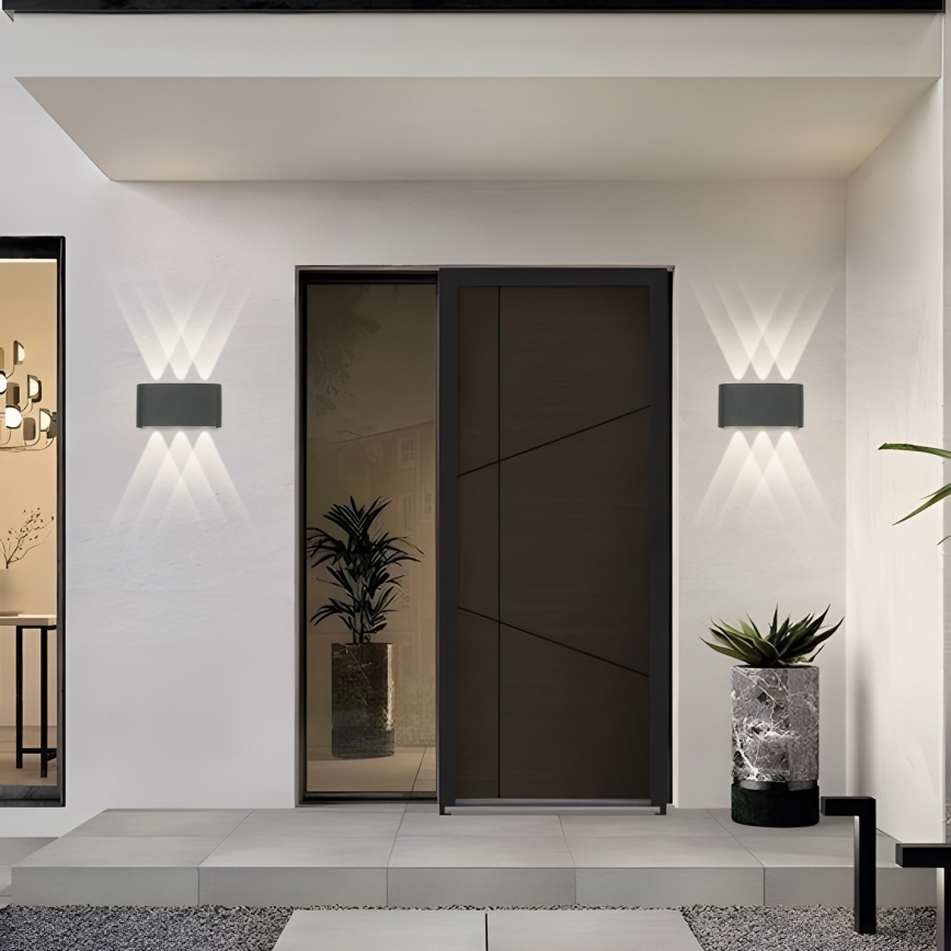 Brilagi - LED Външно стеннo осветително тяло FLAREBOX LED/6W/230V антрацит IP65