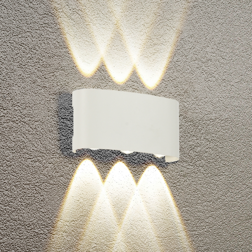Brilagi - LED външно стенно осветително тяло FLAREBOX LED/6W/230V бяло IP65