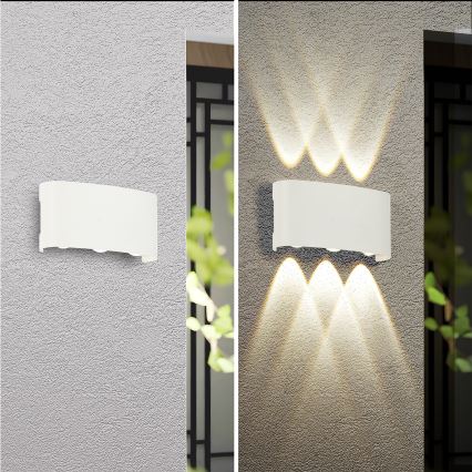 Brilagi - LED външно стенно осветително тяло FLAREBOX LED/6W/230V бяло IP65