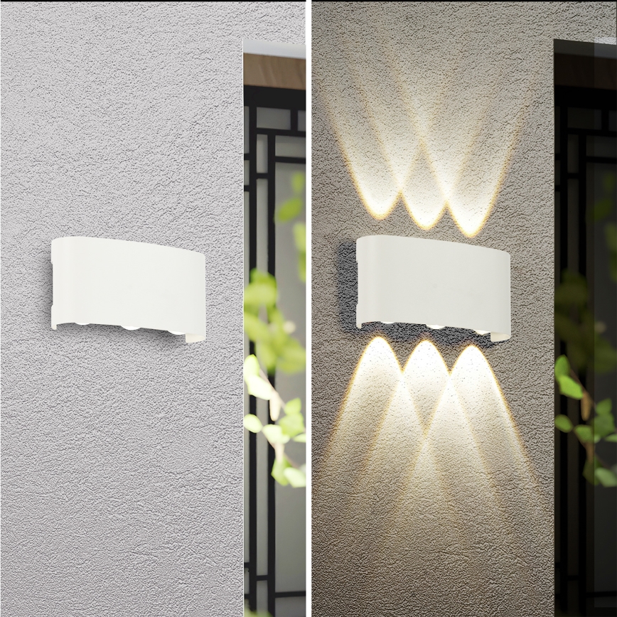 Brilagi - LED външно стенно осветително тяло FLAREBOX LED/6W/230V бяло IP65
