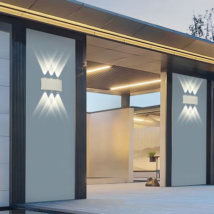 Brilagi - LED външно стенно осветително тяло FLAREBOX LED/6W/230V бяло IP65