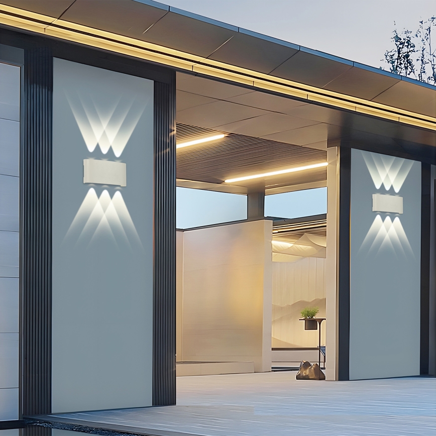 Brilagi - LED външно стенно осветително тяло FLAREBOX LED/6W/230V бяло IP65