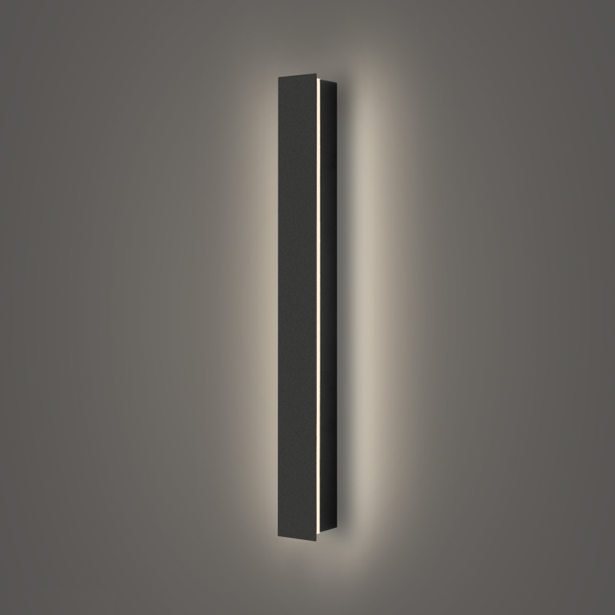Brilagi - LED външно стенно осветително тяло LINEAR LED/12W/230V 4000K IP65 50 cm черно