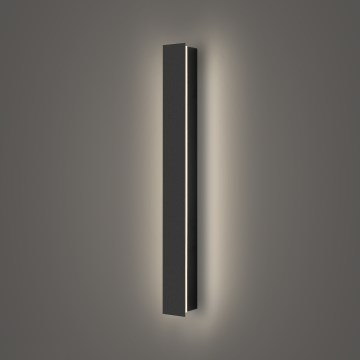 Brilagi - LED външно стенно осветително тяло LINEAR LED/12W/230V 4000K IP65 50 cm черно CRI 90