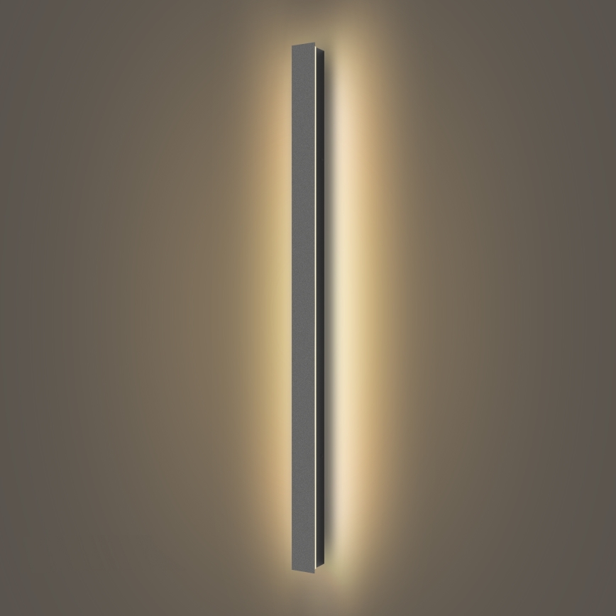 Brilagi - LED външно стенно осветително тяло LINEAR LED/22W/230V 3000K IP65 100 cm антрацит