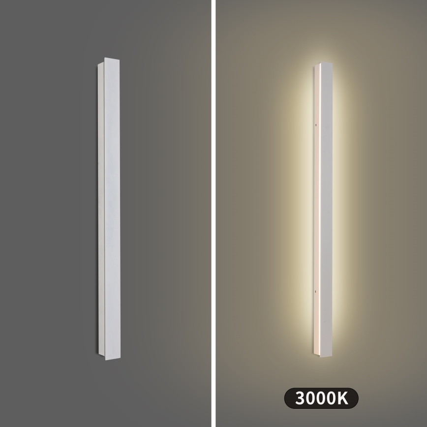 Brilagi - LED външно стенно осветително тяло LINEAR LED/22W/230V 3000K IP65 100 см бяло CRI 90