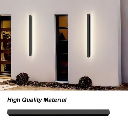 Brilagi - Външно стенено LED осветително тяло LINEAR, 22W/230V, 4000K, IP65, 100 cm, черно