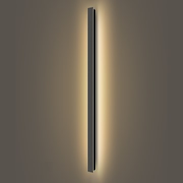 Brilagi - LED външно стенно осветително тяло LINEAR LED/32W/230V 3000K IP65 140 cm черно