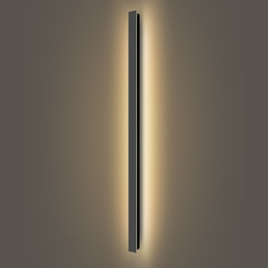 Brilagi - LED външно стенно осветително тяло LINEAR LED/32W/230V 3000K IP65 140 cm черно