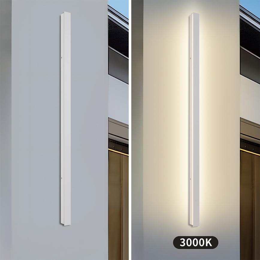 Brilagi - LED външно стенно осветително тяло LINEAR LED/32W/230V 3000K IP65 140 cm бяло CRI 90