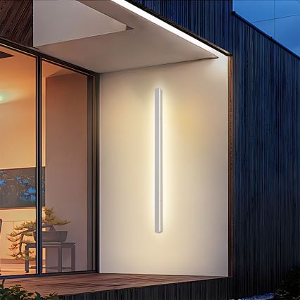 Brilagi - LED външно стенно осветително тяло LINEAR LED/32W/230V 3000K IP65 140 cm бяло CRI 90