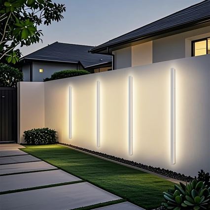 Brilagi - LED външно стенно осветително тяло LINEAR LED/32W/230V 3000K IP65 140 cm бяло CRI 90