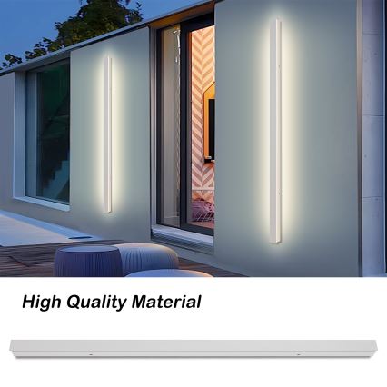 Brilagi - LED външно стенно осветително тяло LINEAR LED/32W/230V 3000K IP65 140 cm бяло CRI 90