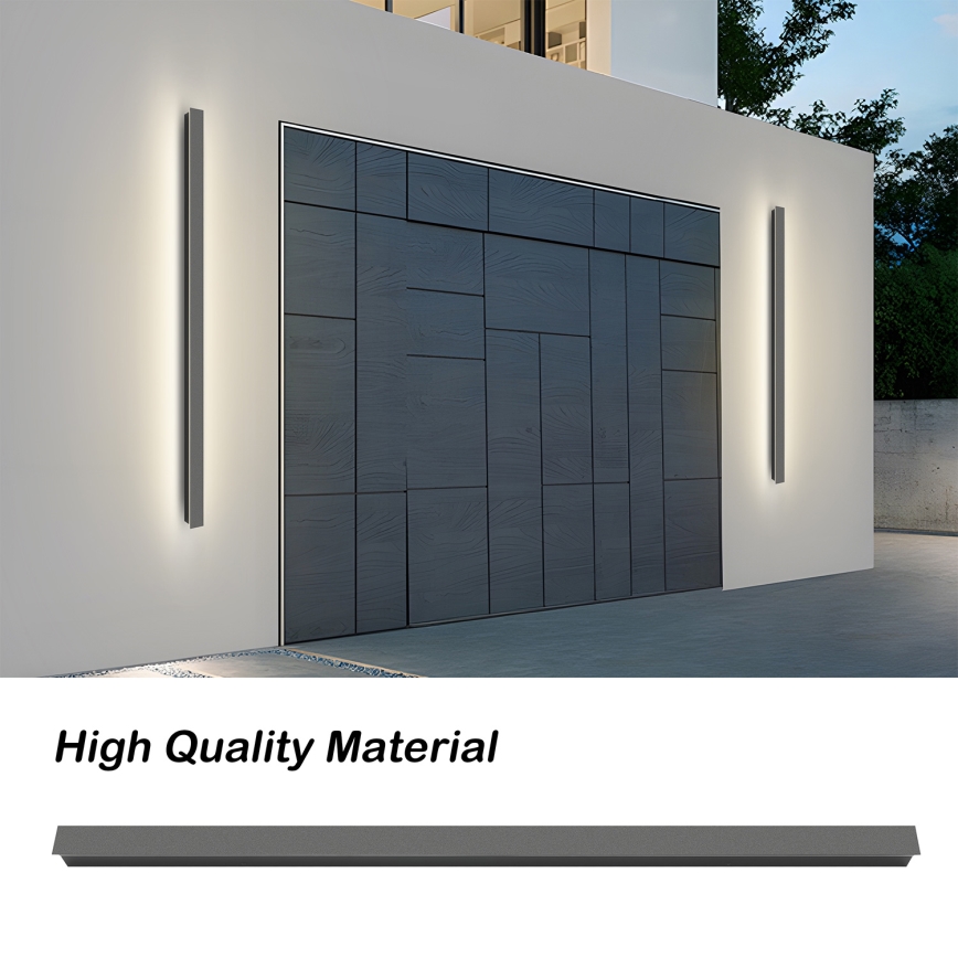 Brilagi - LED Външно стенно осветително тяло LINEAR LED/32W/230V 3000K IP65 140 cm антрацит