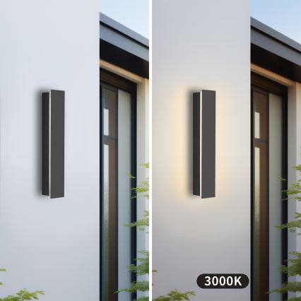 Brilagi - LED външно стенно осветително тяло LINEAR LED/8W/230V 3000K IP65 30 cm антрацит