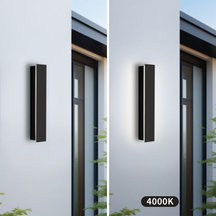Brilagi - LED външно стенно осветително тяло LINEAR LED/8W/230V 4000K IP65 30 cm черно