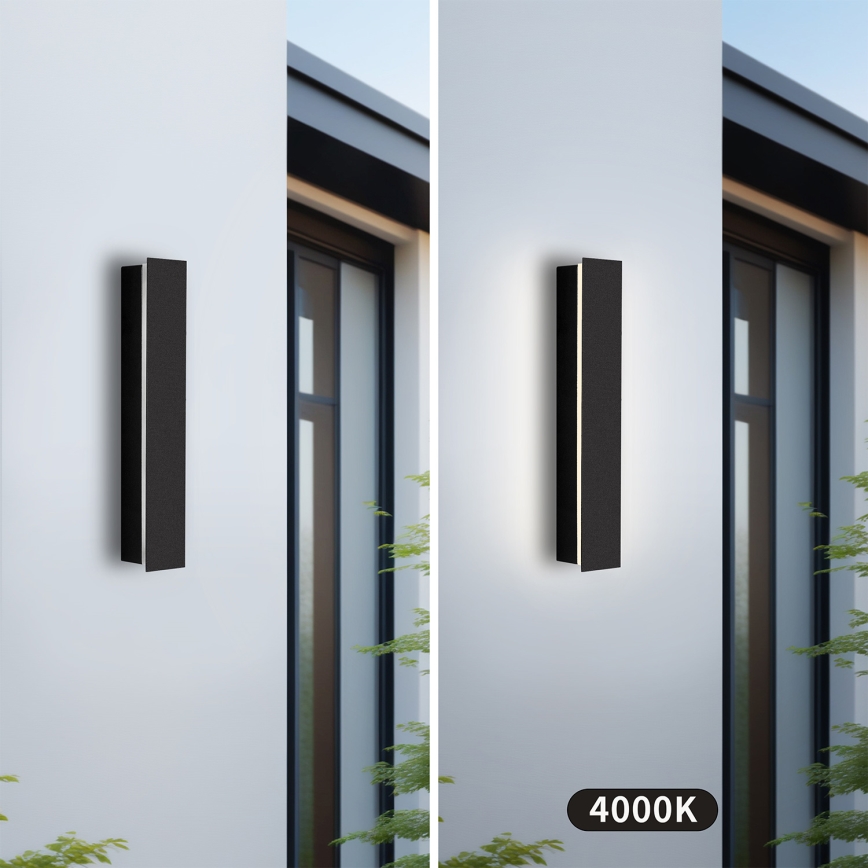 Brilagi - LED външно стенно осветително тяло LINEAR LED/8W/230V 4000K IP65 30 cm черно
