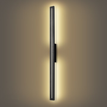 Brilagi - LED външно стенно осветително тяло LINEO LED/24W/230V 3000K IP65 100 cm черно