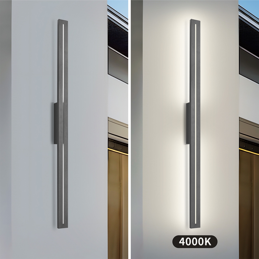 Brilagi - LED външно стенно осветително тяло LINEO LED/24W/230V 4000K IP65 100 см антрацит