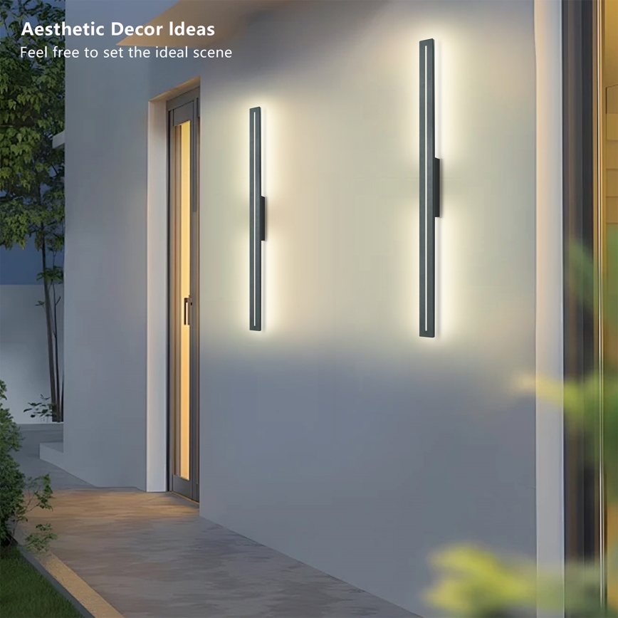 Brilagi - LED външно стенно осветително тяло LINEO LED/24W/230V 4000K IP65 100 см антрацит