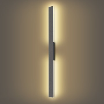 Brilagi - LED външно стенно осветително тяло LUNA LED/24W/230V 3000K IP65 100 cm антрацит