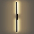 Brilagi - LED външно стенно осветително тяло LUNA LED/24W/230V 3000K IP65 100 cm черно