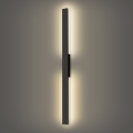 Brilagi - LED външно стенно осветително тяло LUNA LED/24W/230V 4000K IP65 100 cm черно